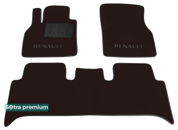Sotra 01222-CH-CHOCO Interior mats Sotra two-layer brown for Renault Scenic (2003-2009), set 01222CHCHOCO: Buy near me in Poland at 2407.PL - Good price!