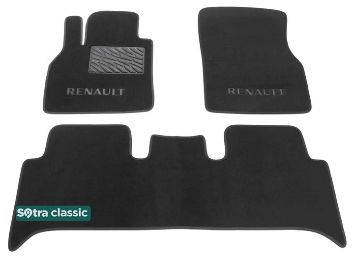 Sotra 01222-GD-GREY Interior mats Sotra two-layer gray for Renault Scenic (2003-2009), set 01222GDGREY: Buy near me in Poland at 2407.PL - Good price!