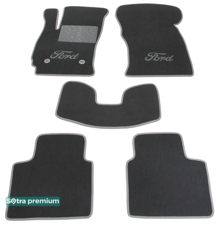 Sotra 01226-CH-GREY Interior mats Sotra two-layer gray for Ford Mondeo (2000-2007), set 01226CHGREY: Buy near me in Poland at 2407.PL - Good price!