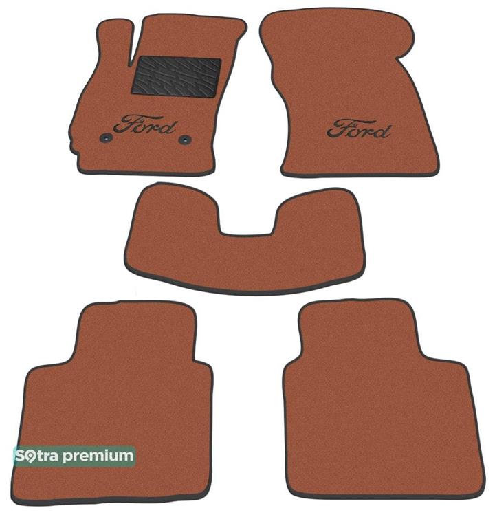 Sotra 01226-CH-TERRA Interior mats Sotra two-layer terracotta for Ford Mondeo (2000-2007), set 01226CHTERRA: Buy near me in Poland at 2407.PL - Good price!