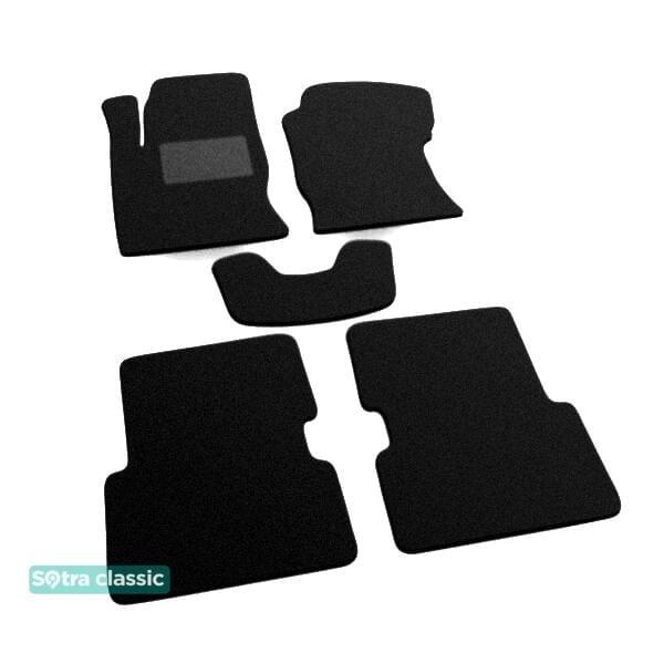 Sotra 01232-GD-BLACK Interior mats Sotra two-layer black for Ford Focus (2002-2005), set 01232GDBLACK: Buy near me in Poland at 2407.PL - Good price!