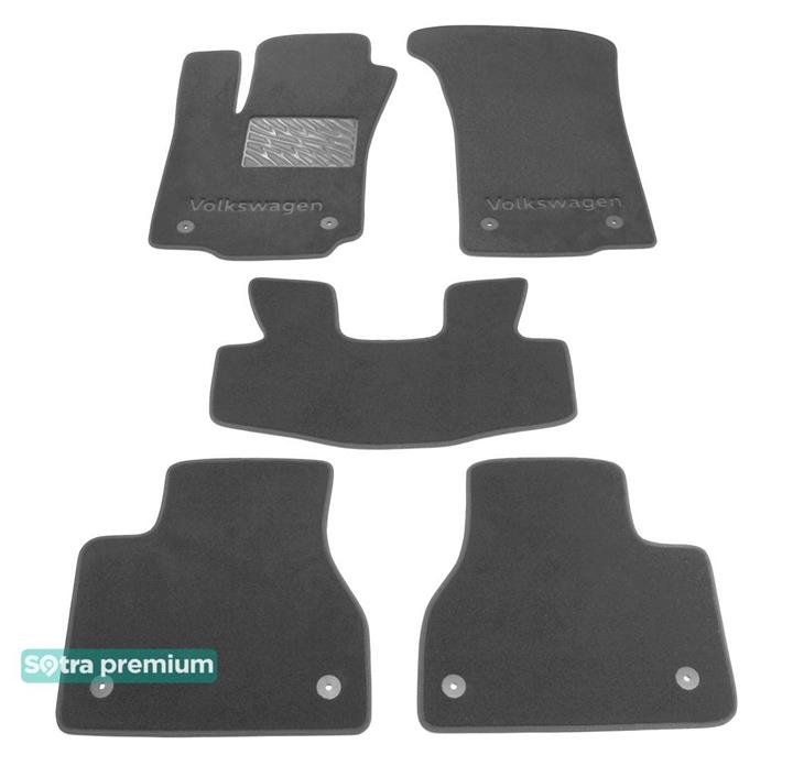 Sotra 01235-CH-GREY Interior mats Sotra two-layer gray for Volkswagen Phaeton (2002-2016), set 01235CHGREY: Buy near me in Poland at 2407.PL - Good price!