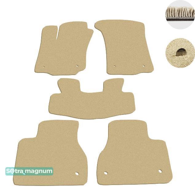 Sotra 01235-MG20-BEIGE Interior mats Sotra two-layer beige for Volkswagen Phaeton (2002-2016), set 01235MG20BEIGE: Buy near me in Poland at 2407.PL - Good price!