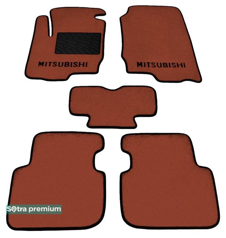 Sotra 01237-CH-TERRA Interior mats Sotra two-layer terracotta for Mitsubishi Colt (2002-2012), set 01237CHTERRA: Buy near me in Poland at 2407.PL - Good price!