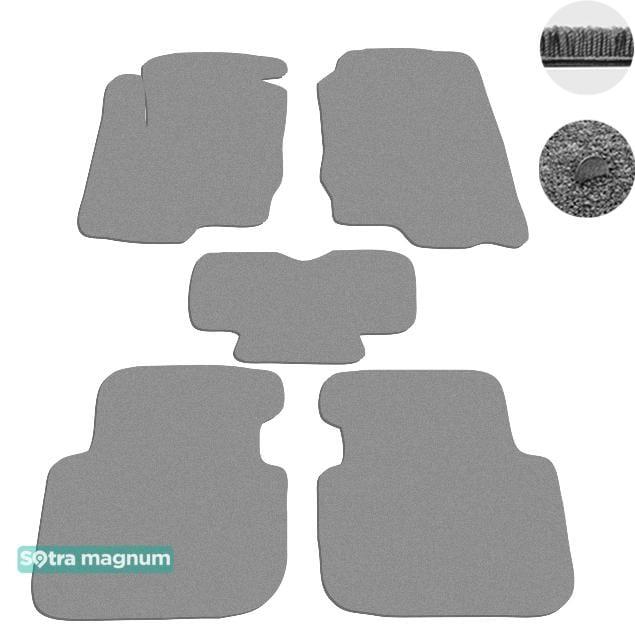 Sotra 01237-MG20-GREY Interior mats Sotra two-layer gray for Mitsubishi Colt (2002-2012), set 01237MG20GREY: Buy near me at 2407.PL in Poland at an Affordable price!