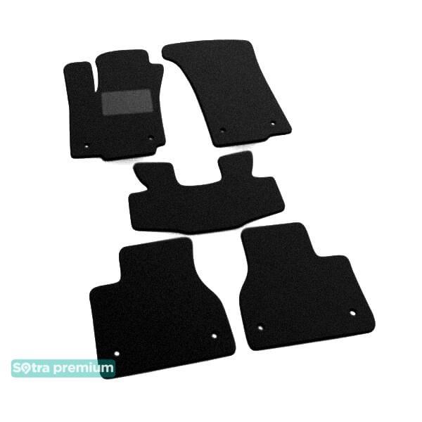 Sotra 01242-CH-BLACK Interior mats Sotra two-layer black for Volkswagen Phaeton (2005-2009), set 01242CHBLACK: Buy near me in Poland at 2407.PL - Good price!
