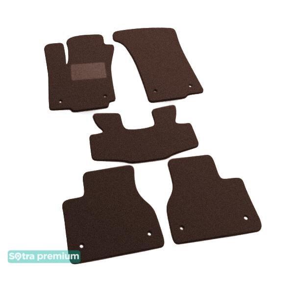 Sotra 01242-CH-CHOCO Interior mats Sotra two-layer brown for Volkswagen Phaeton (2005-2009), set 01242CHCHOCO: Buy near me in Poland at 2407.PL - Good price!