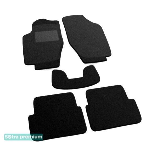 Sotra 01243-CH-BLACK Interior mats Sotra two-layer black for Peugeot 307cc (2003-2008), set 01243CHBLACK: Buy near me in Poland at 2407.PL - Good price!
