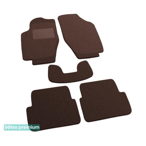 Sotra 01243-CH-CHOCO Interior mats Sotra two-layer brown for Peugeot 307cc (2003-2008), set 01243CHCHOCO: Buy near me in Poland at 2407.PL - Good price!