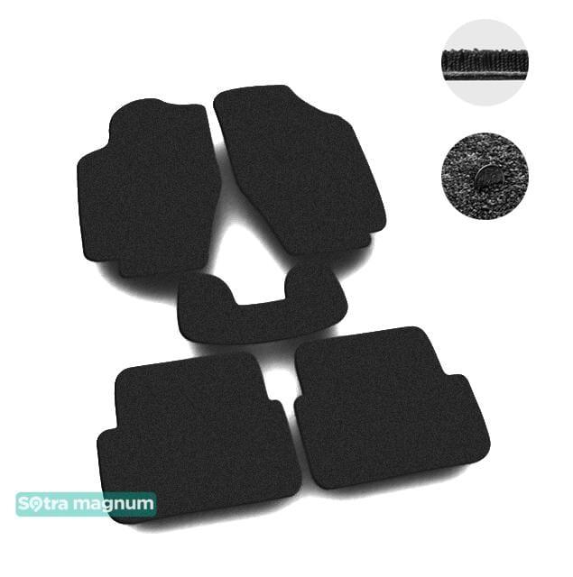 Sotra 01243-MG15-BLACK Interior mats Sotra two-layer black for Peugeot 307cc (2003-2008), set 01243MG15BLACK: Buy near me at 2407.PL in Poland at an Affordable price!