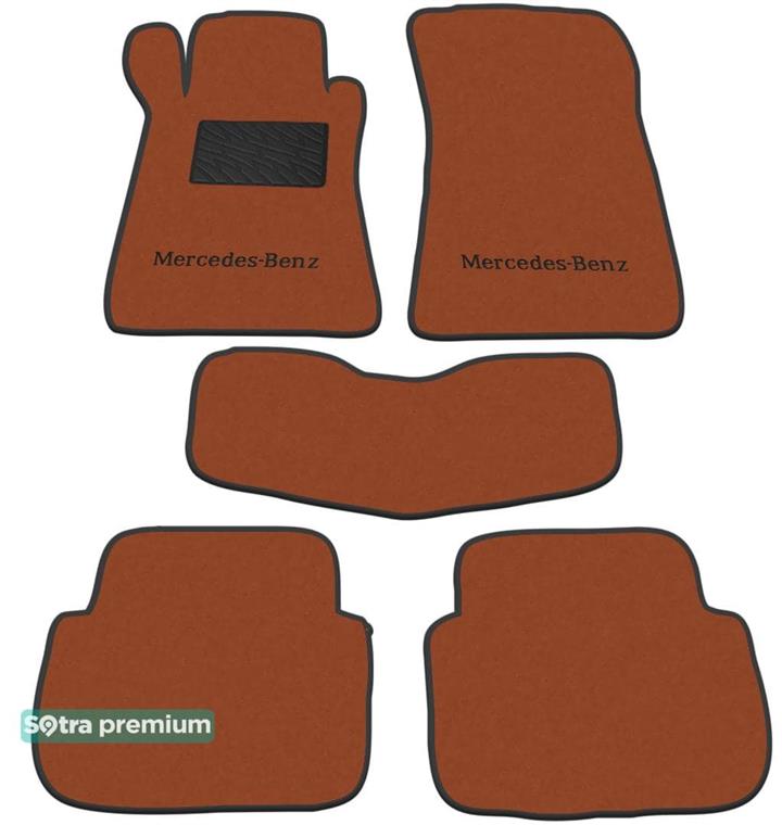 Sotra 01245-CH-TERRA Interior mats Sotra two-layer terracotta for Mercedes Clk-class (2002-2010), set 01245CHTERRA: Buy near me in Poland at 2407.PL - Good price!