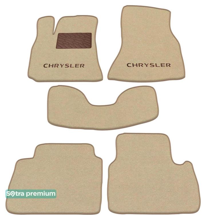 Sotra 01247-CH-BEIGE Interior mats Sotra two-layer beige for Chrysler 300c (2004-2010), set 01247CHBEIGE: Buy near me in Poland at 2407.PL - Good price!