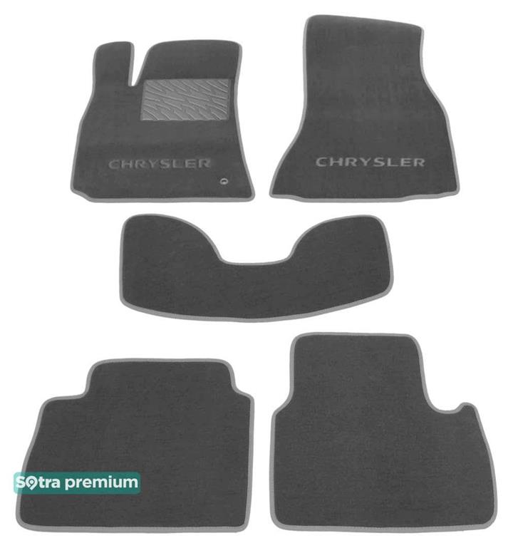 Sotra 01247-CH-GREY Interior mats Sotra two-layer gray for Chrysler 300c (2004-2010), set 01247CHGREY: Buy near me in Poland at 2407.PL - Good price!