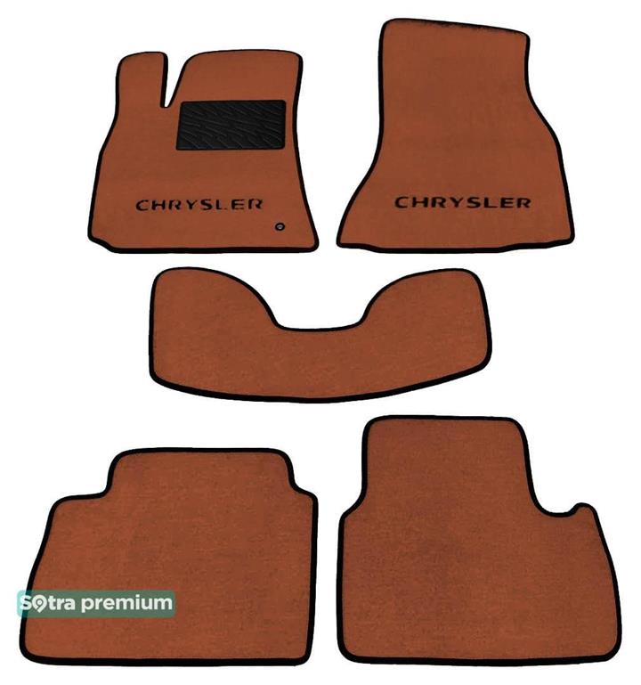 Sotra 01247-CH-TERRA Interior mats Sotra two-layer terracotta for Chrysler 300c (2004-2010), set 01247CHTERRA: Buy near me in Poland at 2407.PL - Good price!