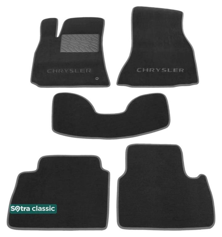 Sotra 01247-GD-GREY Interior mats Sotra two-layer gray for Chrysler 300c (2004-2010), set 01247GDGREY: Buy near me in Poland at 2407.PL - Good price!