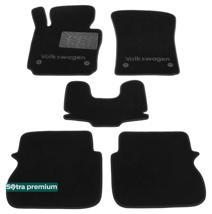 Sotra 01251-CH-BLACK Interior mats Sotra two-layer black for Volkswagen Caddy (2004-2015), set 01251CHBLACK: Buy near me in Poland at 2407.PL - Good price!