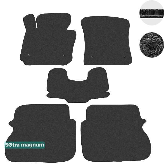 Sotra 01251-MG15-BLACK Interior mats Sotra two-layer black for Volkswagen Caddy (2004-2015), set 01251MG15BLACK: Buy near me at 2407.PL in Poland at an Affordable price!