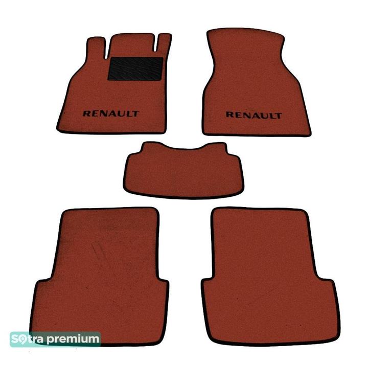 Sotra 01252-CH-TERRA Interior mats Sotra two-layer terracotta for Renault Megane (2002-2009), set 01252CHTERRA: Buy near me in Poland at 2407.PL - Good price!