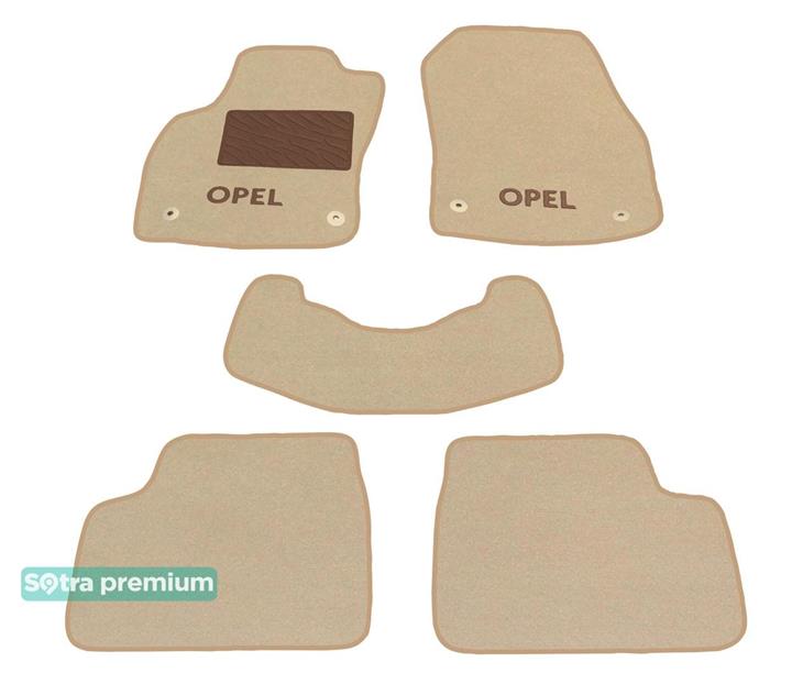Sotra 01257-CH-BEIGE Interior mats Sotra two-layer beige for Opel Astra h (2004-2010), set 01257CHBEIGE: Buy near me at 2407.PL in Poland at an Affordable price!