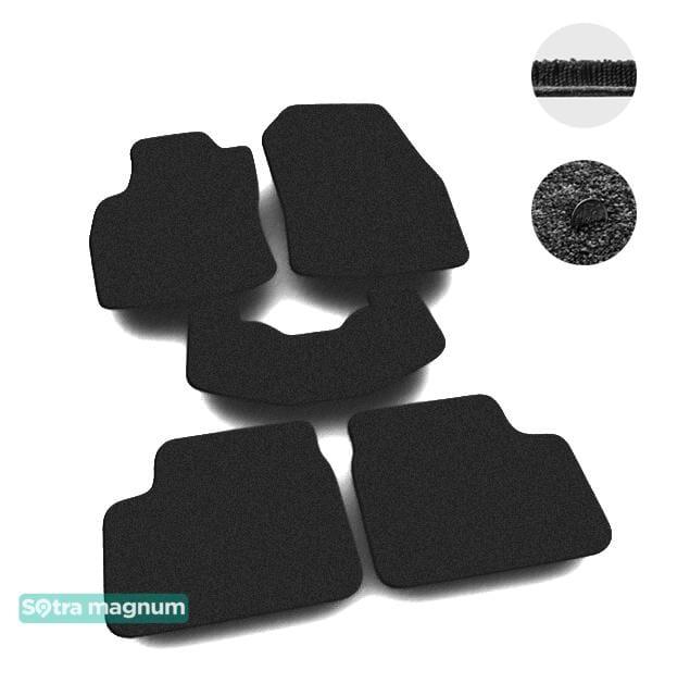 Sotra 01257-MG15-BLACK Interior mats Sotra two-layer black for Opel Astra h (2004-2010), set 01257MG15BLACK: Buy near me in Poland at 2407.PL - Good price!