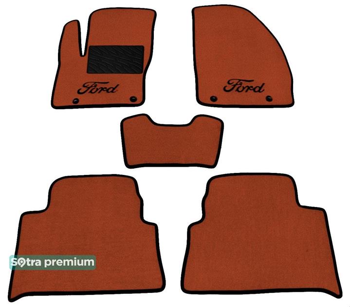 Sotra 01262-CH-TERRA Interior mats Sotra two-layer terracotta for Ford C-max (2003-2010), set 01262CHTERRA: Buy near me in Poland at 2407.PL - Good price!