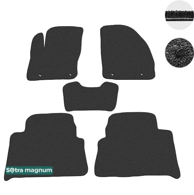 Sotra 01262-MG15-BLACK Interior mats Sotra two-layer black for Ford C-max (2003-2010), set 01262MG15BLACK: Buy near me in Poland at 2407.PL - Good price!