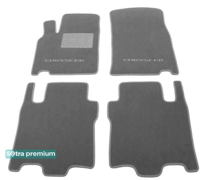 Sotra 01268-2-CH-GREY Interior mats Sotra two-layer gray for Chrysler Pacifica (2003-2008), set 012682CHGREY: Buy near me in Poland at 2407.PL - Good price!