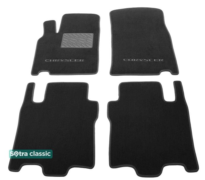 Sotra 01268-2-GD-BLACK Interior mats Sotra two-layer black for Chrysler Pacifica (2003-2008), set 012682GDBLACK: Buy near me in Poland at 2407.PL - Good price!
