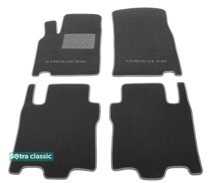 Sotra 01268-2-GD-GREY Interior mats Sotra two-layer gray for Chrysler Pacifica (2003-2008), set 012682GDGREY: Buy near me in Poland at 2407.PL - Good price!