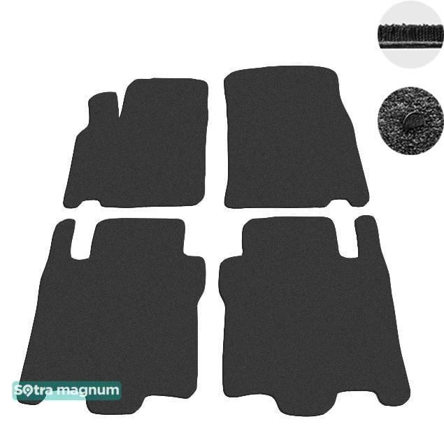 Sotra 01268-2-MG15-BLACK Interior mats Sotra two-layer black for Chrysler Pacifica (2003-2008), set 012682MG15BLACK: Buy near me in Poland at 2407.PL - Good price!