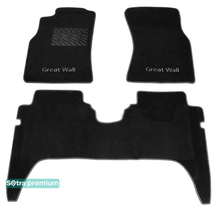 Sotra 01288-CH-BLACK Interior mats Sotra two-layer black for Great wall Safe (2006-2013), set 01288CHBLACK: Buy near me in Poland at 2407.PL - Good price!