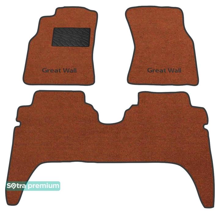Sotra 01288-CH-TERRA Interior mats Sotra two-layer terracotta for Great wall Safe (2006-2013), set 01288CHTERRA: Buy near me in Poland at 2407.PL - Good price!