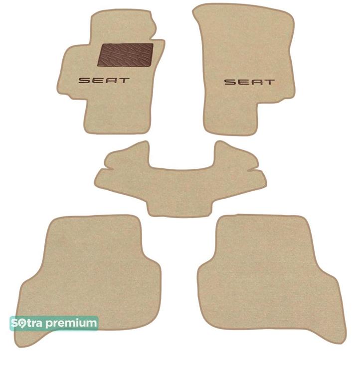 Sotra 01301-CH-BEIGE Interior mats Sotra two-layer beige for Seat Altea / toledo / leon (2004-2009), set 01301CHBEIGE: Buy near me in Poland at 2407.PL - Good price!