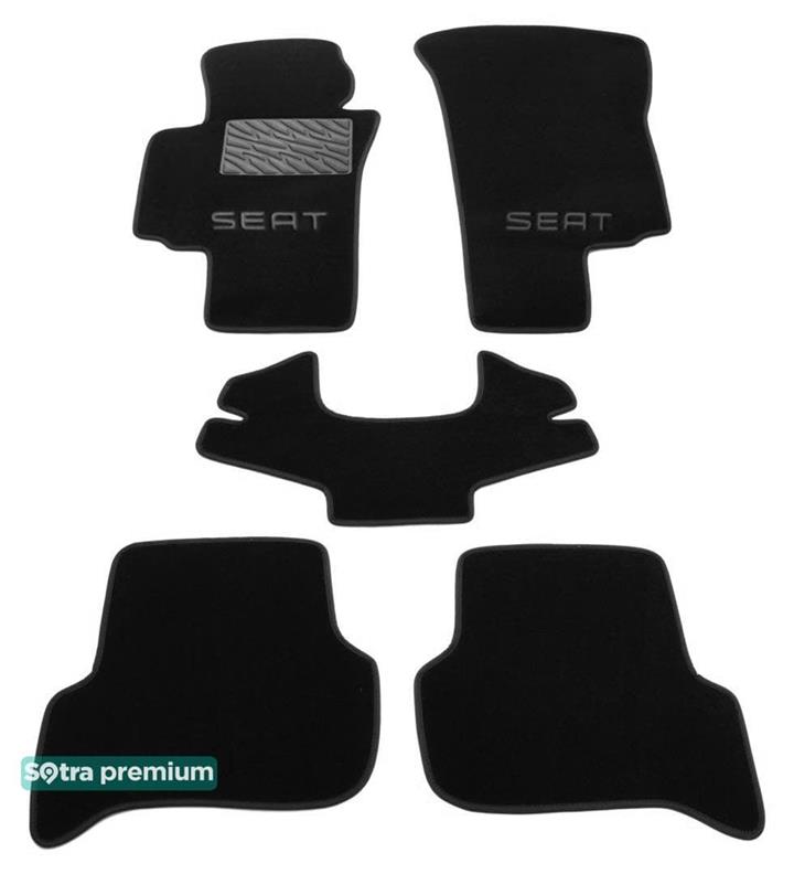 Sotra 01301-CH-BLACK Коврики салона Sotra двухслойные черные для Seat Altea / toledo / leon (2004-2009), комплект 01301CHBLACK: Отличная цена - Купить в Польше на 2407.PL!