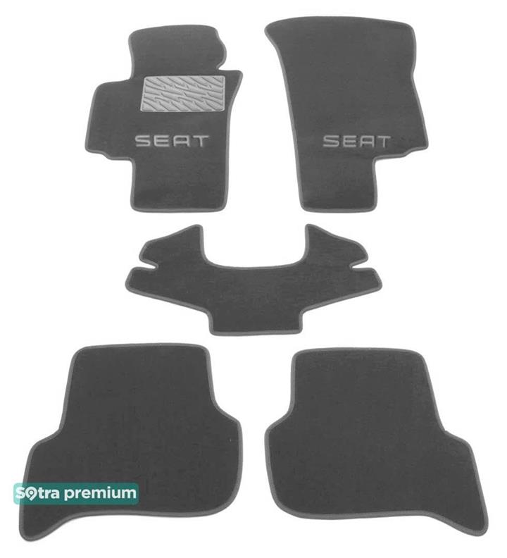 Sotra 01301-CH-GREY Interior mats Sotra two-layer gray for Seat Altea / toledo / leon (2004-2009), set 01301CHGREY: Buy near me in Poland at 2407.PL - Good price!
