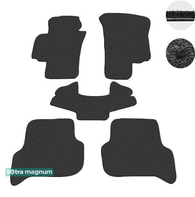 Sotra 01301-MG15-BLACK Interior mats Sotra two-layer black for Seat Altea / toledo / leon (2004-2009), set 01301MG15BLACK: Buy near me in Poland at 2407.PL - Good price!