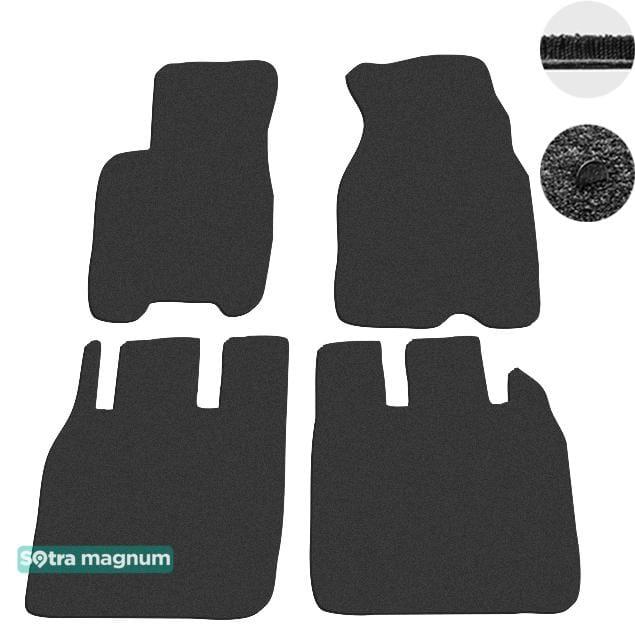 Sotra 01306-MG15-BLACK Interior mats Sotra two-layer black for Jeep Grand cherokee (1999-2004), set 01306MG15BLACK: Buy near me in Poland at 2407.PL - Good price!