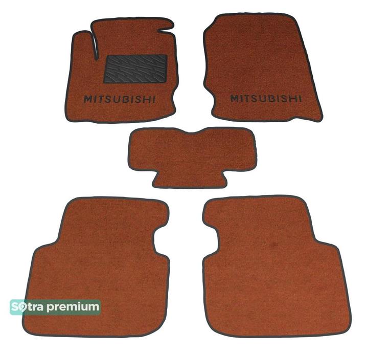 Sotra 01313-CH-TERRA Interior mats Sotra two-layer terracotta for Mitsubishi Colt (2005-2012), set 01313CHTERRA: Buy near me in Poland at 2407.PL - Good price!