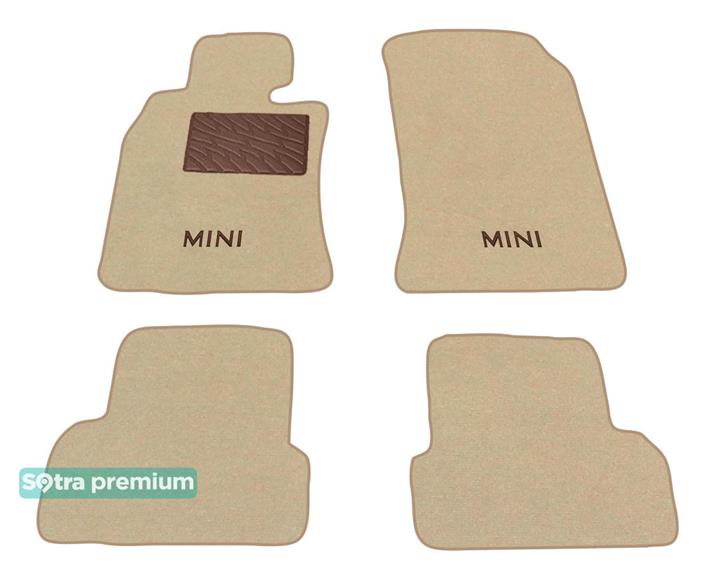 Sotra 01332-CH-BEIGE Interior mats Sotra two-layer beige for BMW Cooper (2001-2006), set 01332CHBEIGE: Buy near me in Poland at 2407.PL - Good price!