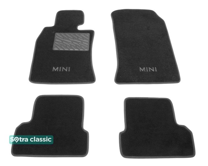 Sotra 01332-GD-GREY Interior mats Sotra two-layer gray for BMW Cooper (2001-2006), set 01332GDGREY: Buy near me at 2407.PL in Poland at an Affordable price!