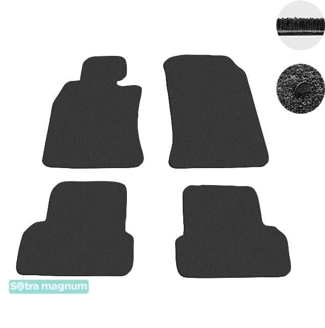Sotra 01332-MG15-BLACK Interior mats Sotra two-layer black for BMW Cooper (2001-2006), set 01332MG15BLACK: Buy near me in Poland at 2407.PL - Good price!
