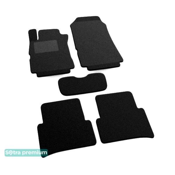 Sotra 01334-CH-BLACK Interior mats Sotra two-layer black for Renault Modus (2004-2012), set 01334CHBLACK: Buy near me in Poland at 2407.PL - Good price!