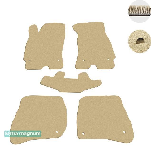 Sotra 01336-MG20-BEIGE Interior mats Sotra two-layer beige for Volkswagen Passat (2001-2004), set 01336MG20BEIGE: Buy near me in Poland at 2407.PL - Good price!