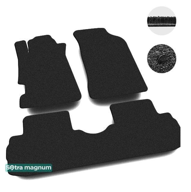 Sotra 01349-MG15-BLACK Interior mats Sotra two-layer black for Acura Rsx (2001-2006), set 01349MG15BLACK: Buy near me in Poland at 2407.PL - Good price!