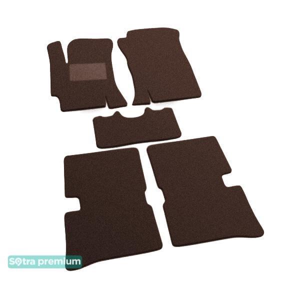 Sotra 01354-CH-CHOCO Interior mats Sotra two-layer brown for KIA Rio (2005-2011), set 01354CHCHOCO: Buy near me in Poland at 2407.PL - Good price!