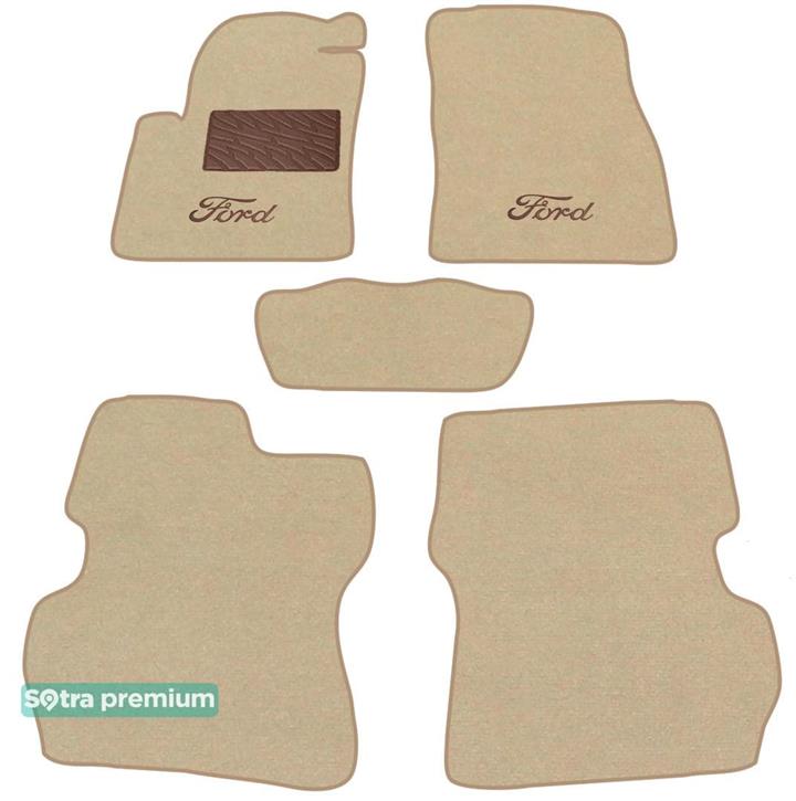 Sotra 01356-CH-BEIGE Interior mats Sotra two-layer beige for Ford Fusion (2002-2005), set 01356CHBEIGE: Buy near me in Poland at 2407.PL - Good price!