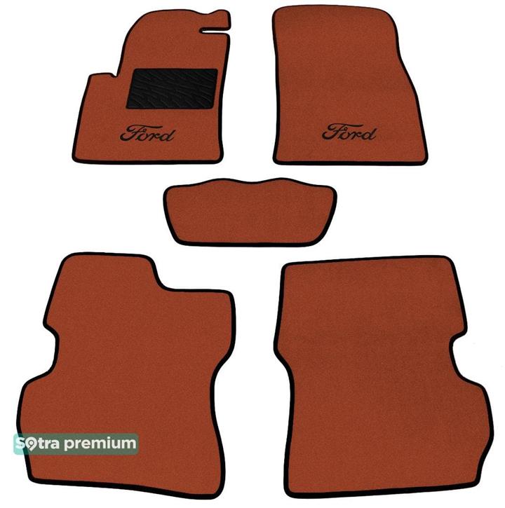 Sotra 01356-CH-TERRA Interior mats Sotra two-layer terracotta for Ford Fusion (2002-2005), set 01356CHTERRA: Buy near me in Poland at 2407.PL - Good price!