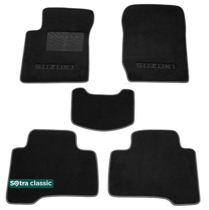 Sotra 01364-GD-BLACK Interior mats Sotra two-layer black for Suzuki Grand vitara (2005-), set 01364GDBLACK: Buy near me in Poland at 2407.PL - Good price!