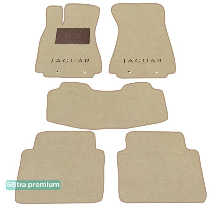 Sotra 01377-CH-BEIGE Interior mats Sotra two-layer beige for Jaguar Xj-series (2003-2009), set 01377CHBEIGE: Buy near me in Poland at 2407.PL - Good price!