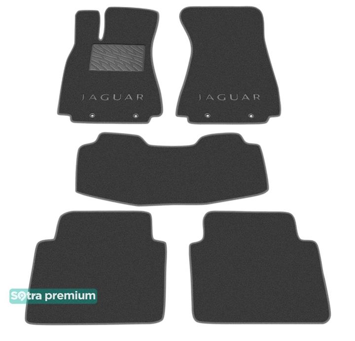 Sotra 01377-CH-GREY Interior mats Sotra two-layer gray for Jaguar Xj-series (2003-2009), set 01377CHGREY: Buy near me in Poland at 2407.PL - Good price!